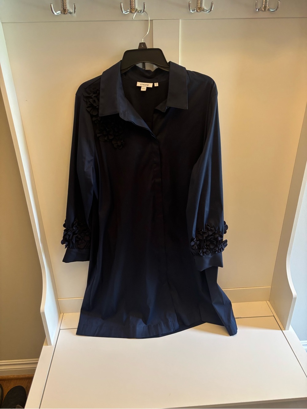 Chico’s a-line shirt dress